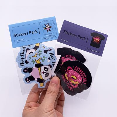 China Brand Logo Cute Craft Decal Self Adhesive Waterproof PVC PVC Die Cut Stickers for sale