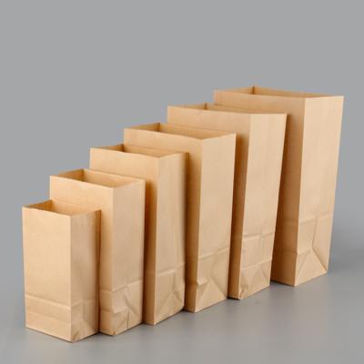 China Recyclable Custom Design Your Own Logo Caterer To Carry Brown Kraft Paper Bag for sale