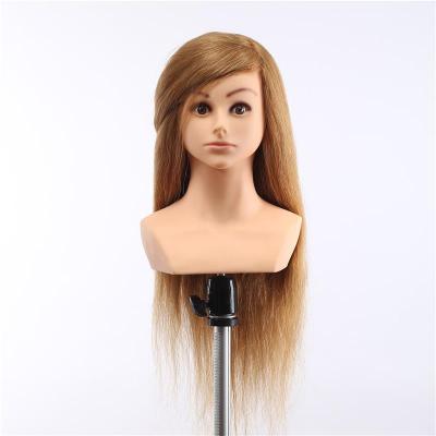 China Cosmetology Manikin Heads Hair Wigs Mannequin Hairdressing Training Head for sale