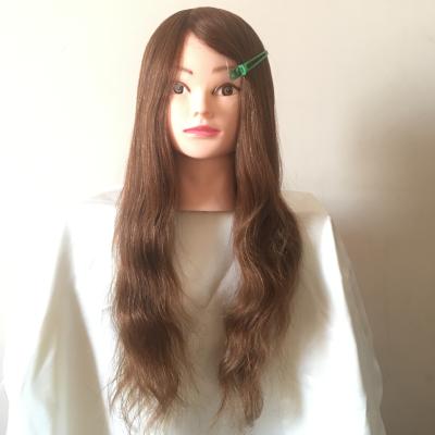 China Brazilian Human Hair Human Hair Mannequin Head With Eyelashes for sale