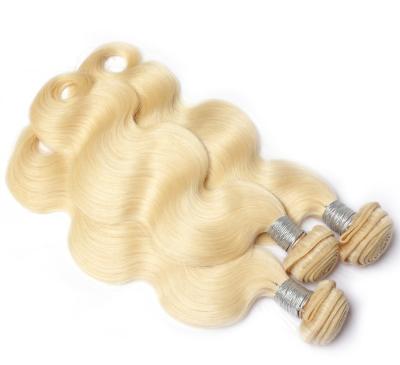 China No tangle no shedding. Smooth.Thick Ends.No Soft Brilliant Smell. 613 Blonde Hair Bundles 100% Full Unprocessed Cutile Aligned Virgin Hair Stock for sale