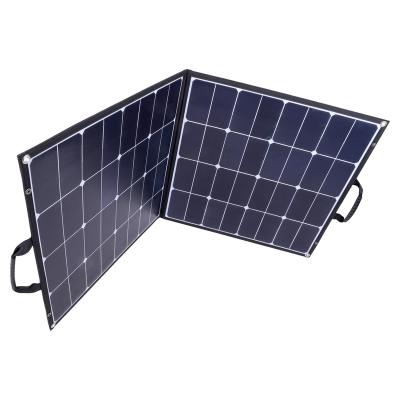 China Best Selling 100W SunPower Portable Foldable Outdoor Solar Panel Solar Panel Charging Power Station Kit for sale