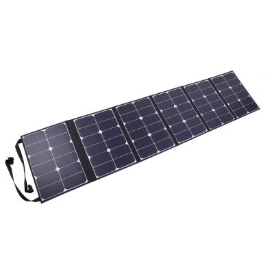 China Outdoor Activities 120W SunPower Solar Panel Foldable Portable Charging Outdoor Power Supply For Notebook Laptop Mackbook for sale