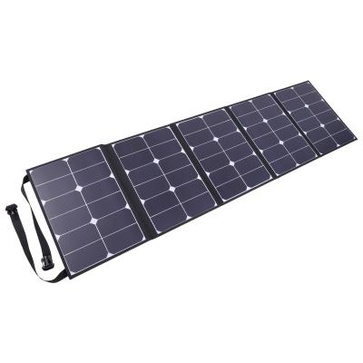 China Highly Demand Mackbook Folding Portable Solar Charger Laptop Solar Panel Outdoor Power Supply 100W SunPower for sale