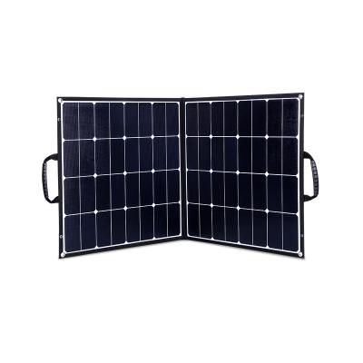 China Outdoor Activities Foldable Solar Panel Battery Charger with DC Output for Power Station Camping RV Generator Phones Laptop Tablet Camera for sale