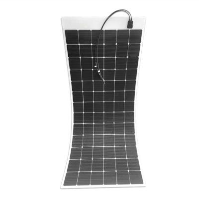 China Flexible RV ETFE 200W 265W Sunpower Solar Panels For Boats Sailboats Boats Marine Motorhomes for sale