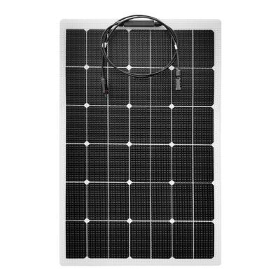 China New Design RV 70W 80W High Efficiency Lightweight Flexible Solar Panel For Caravan RV Boat Camper for sale