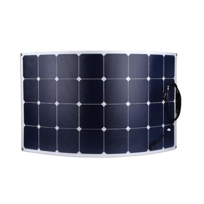 China SunPower Good Quality Cell RV 100Watts 36 Pcs Flexible Solar Panel For RV Boat Cabin Tent Car for sale