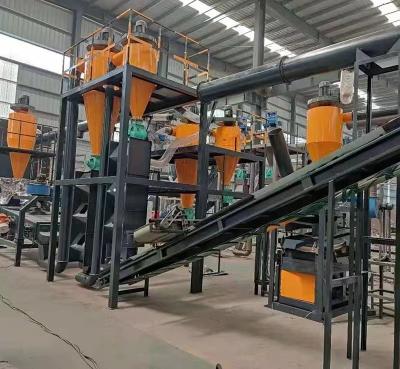 China Waste battery recycling lithium battery crushing and separating solar panels recycling machine from China for sale