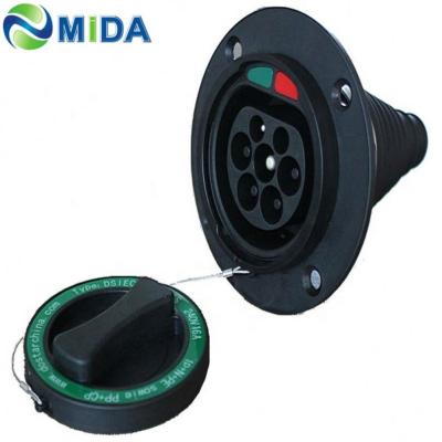 Cina Iec 62196-2 63a 4 Fixed Ev Charging Socket / Type 2 EV Charging Socket in vendita