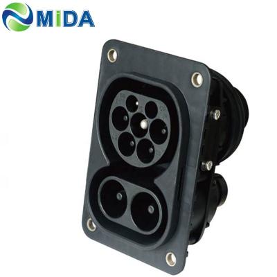 China DC Fast Charge Socket Type 2 CCS Combo 2 Socket IEC 62196 Type 2 Charger CCS Combo 2 Connector zu verkaufen