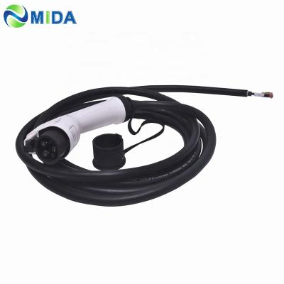 China 16A/32A 5M/10Meter SAE J1772 Plug Type 1 EV Connector EV Charging Cable Car Charger Cord Type 1 EV Extension Lead à venda