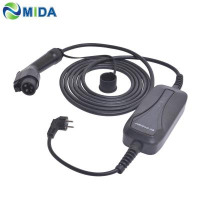 China level 2 EV Charger 16A J1772 Type 1 schuko plug for electric car EV Charging Cable for sale