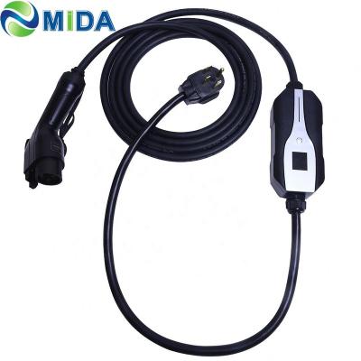 China 16a/32a MIDA evse portable charger /type 2 ev charger evse wallbox for sale