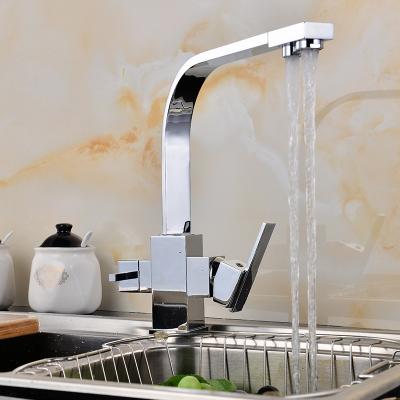 China Faucets Drinking Water 3 Ways Thermostatic Kitchen Faucet SW-7607 for sale