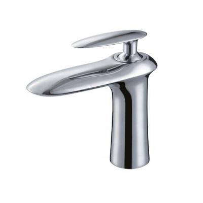 China Wonderful New Product Polish Single Handle Brass Faucet for sale