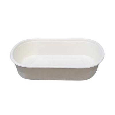 China NTFP11024 Minimalist High Quality Eco-friendly Single Compartment Wholesale Disposable Biodegradable Sugarcane Bagasse Pulp Box for sale