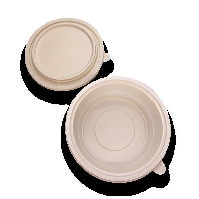 China NWW- Japanese and Korean creative tableware household disposable biodegradable cornstarch salad bowl of 10 for sale