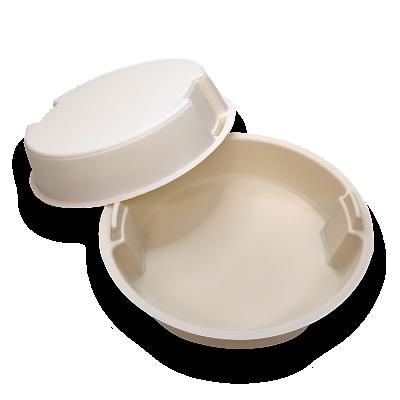 China NWW- 09T Japanese and Korean creative tableware household disposable biodegradable cornstarch salad bowl for sale