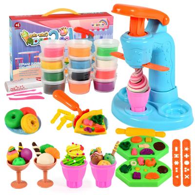 China DIY Kids Education Noodle Ice Cream Machine Making Toys Pretend Play Color Plasticine Clay Model Toys DIY Play Dough Machines Early Education For Kids for sale