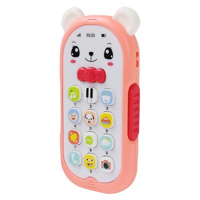 China 2021 Baby Battery Operated Cartoon Keyboard Electronic Organ Portable Early Learning Musical Toy Phone With Light Music Toys 3043 for sale