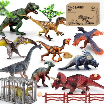 China Children Toys Kiya FD409 PVC Simulational Dinosaur Model Toy Set For Kids for sale