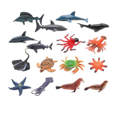 China Present ; 2021 hot selling simulation toy material PVC environmental protection wholesaler children's toy wild marine animal model for sale