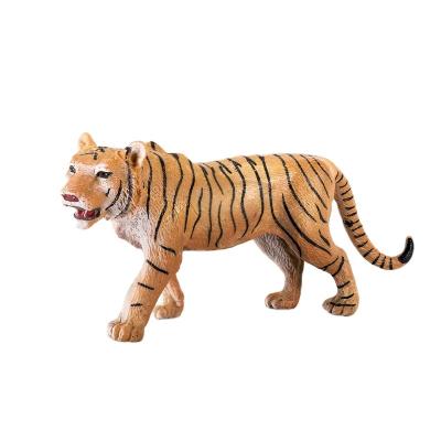 China Present ; Collectible Kiya Realistic Environmental PVC Figures Forest Wild Animal Model Tiger Children's Collection Toy for sale