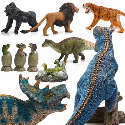 China Jurassic Park dinosaur toy 2021 kids puppet model play set for boys 6-8 dinasour toys animal stuffed soft cotton vinyl dinosaur toy for sale