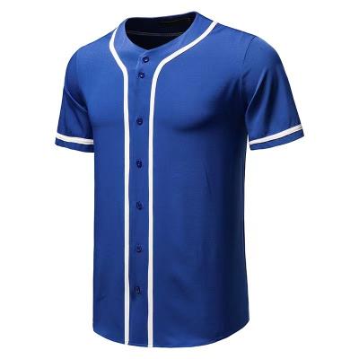 China Youth Antibacterial The Strip Baseball Baseball Uniforms Mens Quilted Baseball Jersey Custom Sublimated Embroidery Shirts XXL Kawasaki Unisex OEM for sale