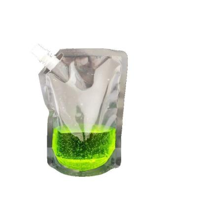 China Recyclable Reusable Plastic Custom Liquid Stand Pouch Juice Pouch Drink Packaging Spout Bag for sale