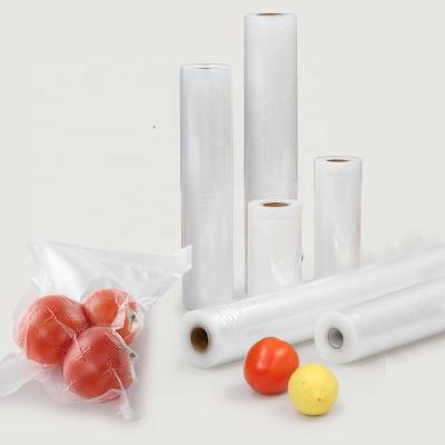 China Recyclable Custom Vacuum Sealer Food Vacuum Bags Plastic Rolls Storage Bag for sale