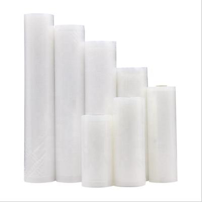 China Recyclable Eco Friendly Nylon PE Material Embossed Storage Plastic Food Sealed Vacuum Sealer Roll Bags for sale