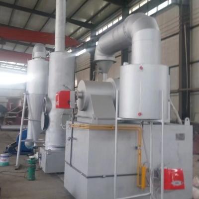 China Waste Treatment Pet Body Animal Waste Incinerator With Dust Collector for sale