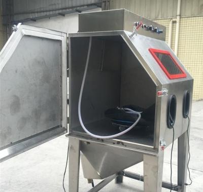 China Garment Shops 9060 Type Steam Blaster , Wet Blasting Cabinet for sale