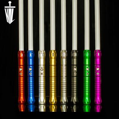 China Aluminum Alloy & Polycarbonate Luke Saber Metal Hilt RGB Color FOC Sandblaster Wholesale Lightsaber FX High Quality Dueling Saber for sale