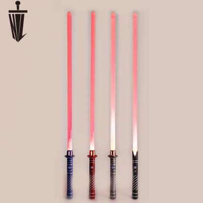 China Factory Price Aluminum Expandable Led Saber De Luz Lichtschwert Changing Flashing Sword Stand alloy6063 FX Purple Lightsaber With Sound for sale