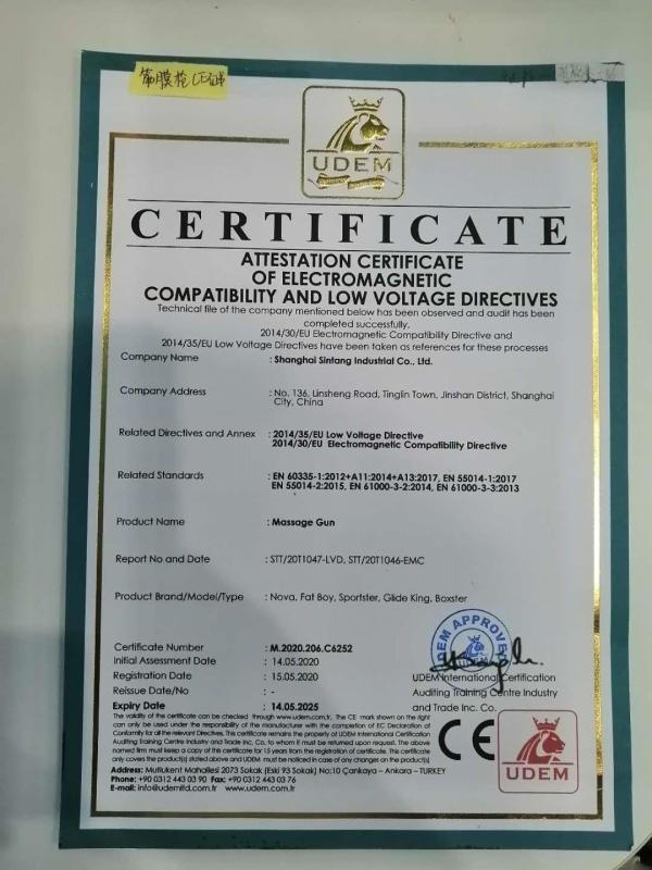 CE - Shanghai Sintang Industrial Co., Ltd.