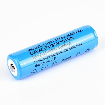 Κίνα Toys PSE Certificate 18650 Li-ion Battery 3000mAh 3000mah 3.7v Rechargeable Li-ion Battery 18650 Lithium Ion Batteries With PCM προς πώληση