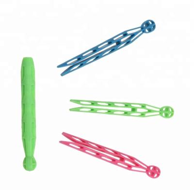 China Eco - Friendly High Quality Plastic Cloth Pegs And Plastic Laundry Clip Hanger With Clips for sale