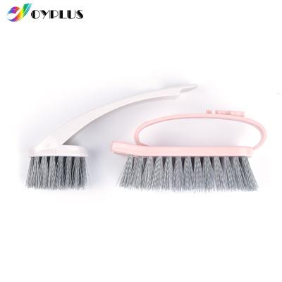 China Sustainable High Quality Color Customized Household Plastic Laundry Clothes Brush Floor Kitchen Wash Cleaning Brush for sale