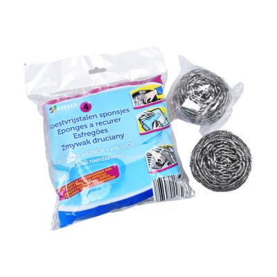 China Hot Sale Kitchen Kitchen Cleaning Stainless Steel Wire Sponge Scourer In Pakistan for sale