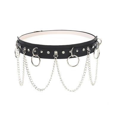 China ALLOY RS126 personalized fashion girdle creative diet ladies belt ladies punk chain belt for sale