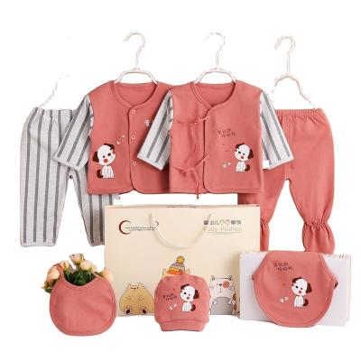 China Breathable Comfortable Baby Clothes Sets 7pcs Baby Clothing Suits Newborn Baby Clothes for sale