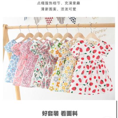 China Breathable Short Sleeve Baby Lace Fashion Dress Baby Dresses Kids Clothing Dress for sale