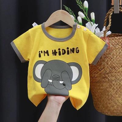 China Summer Unisex White Breathable Fabric Type Washed Kids T Shirt for sale