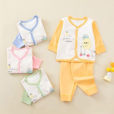 China OEM/ODM Baby Boutique Breathable Newborn Pajamas Clothing Sets, Toddlers Baby Clothes Suit for sale