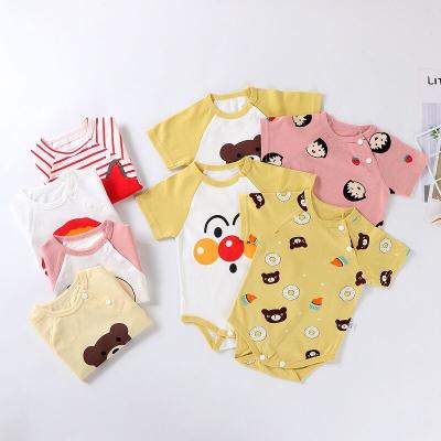 China Summer Anti-static Baby Boy Daily Onesie Newborn Baby Clothes Baby Body Rompers for sale