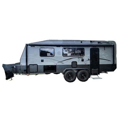 China Customized and comfortable travel trailer ALLWIN rv factory support offroad caravan camping trailers for sale for sale