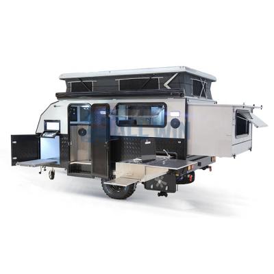 China Popular ALLWIN rv trailer Off Road travel pop up camper aluminum frame travel trailer rv caravan for sale